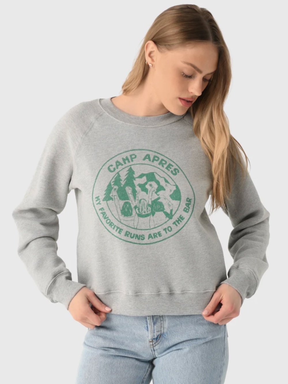 NWT $275 RE/DONE  Women's Camp Aprés Classic Crewneck in size Small!